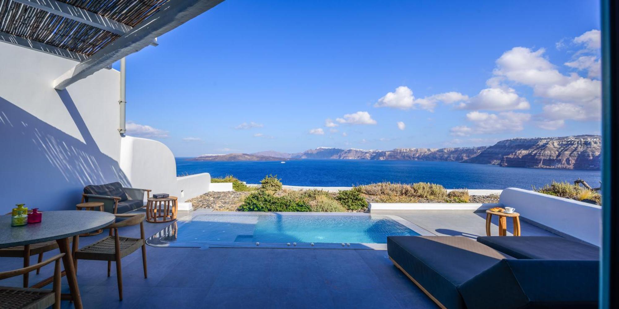 Neptune Luxury Suites Akrotírion Exterior foto